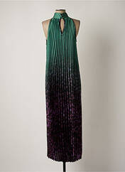 Robe longue vert DIXIE pour femme seconde vue