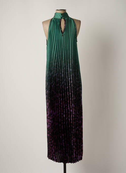 Robe longue vert DIXIE pour femme