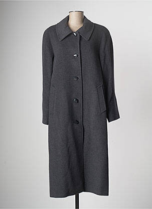 Manteau long gris NONET pour femme