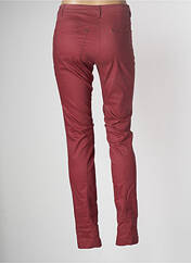Pantalon slim rouge SANDWICH pour femme seconde vue