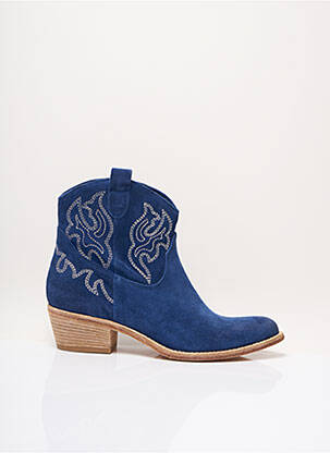 Bottines/Boots bleu PAOYAMA pour femme