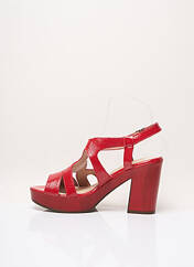 Sandales/Nu pieds rouge WONDERS pour femme seconde vue