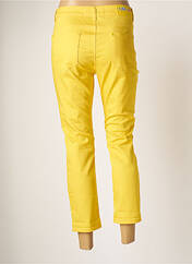 Pantalon 7/8 jaune KY CREATION pour femme seconde vue