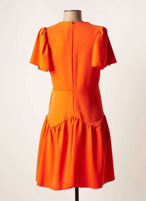 Robe courte orange RINASCIMENTO pour femme