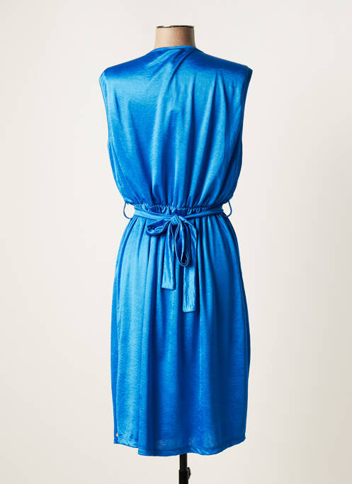 Robe mi-longue bleu DANIELA pour femme