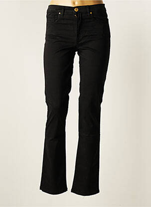 Pantalon slim noir CRN-F3 pour femme