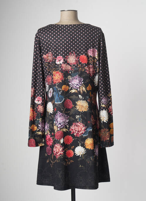 Robe mi-longue noir MULTIPLES pour femme