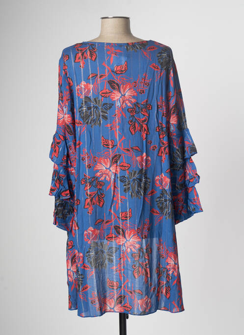 Tunique manches longues bleu MULTIPLES pour femme