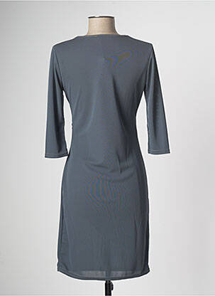 Robe courte manches 3/4 manches 3/4 gris MULTIPLES femme