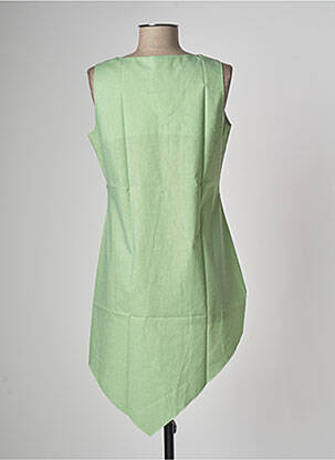 Tunique sans manche coupe asymétrique vert MULTIPLES femme