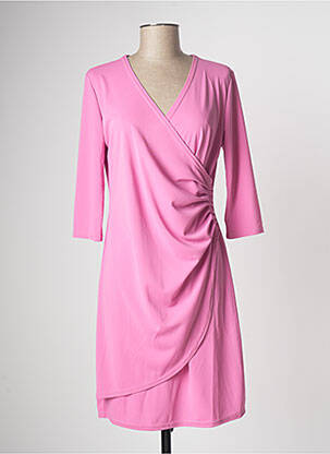 Robe courte rose MULTIPLES pour femme