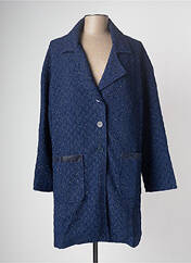 Manteau long bleu MULTIPLES pour femme seconde vue