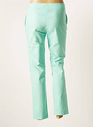 Pantalon 7/8 stretch taille normale vert MULTIPLES femme