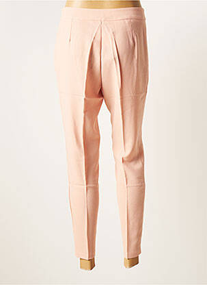 Pantalon 7/8 taille haute taille haute rose MULTIPLES femme