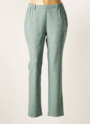 Pantalon droit bleu MULTIPLES pour femme seconde vue