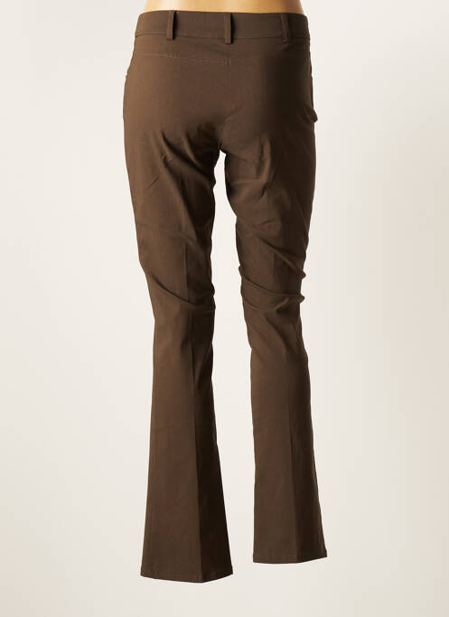 Pantalon slim marron MULTIPLES pour femme