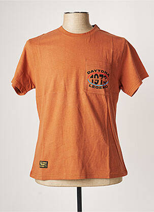 T-shirt orange DAYTONA pour homme