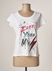 T-shirt blanc ROSE GARDEN pour femme seconde vue