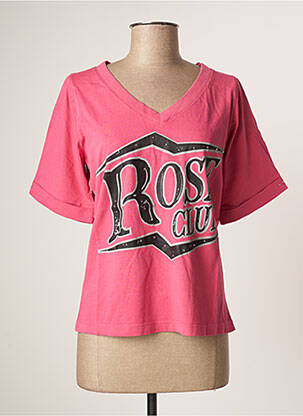 T-shirt rose ROSE GARDEN pour femme