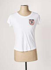 T-shirt blanc D73 pour femme seconde vue