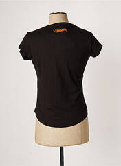 T-shirt noir D73 pour femme seconde vue