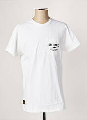T-shirt blanc DAYTONA pour homme seconde vue