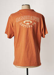 T-shirt marron DAYTONA pour homme seconde vue