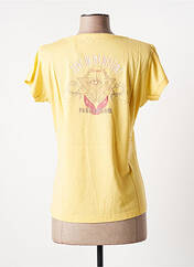 T-shirt jaune ROSE GARDEN pour femme seconde vue