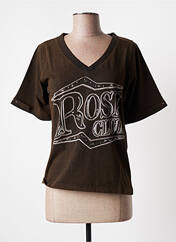 T-shirt marron ROSE GARDEN pour femme seconde vue