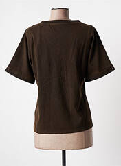 T-shirt marron ROSE GARDEN pour femme seconde vue