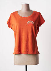 T-shirt orange ROSE GARDEN pour femme seconde vue