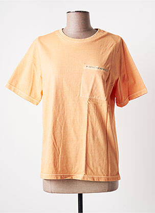T-shirt orange ROSE GARDEN pour femme
