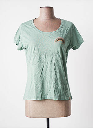 T-shirt vert ROSE GARDEN pour femme