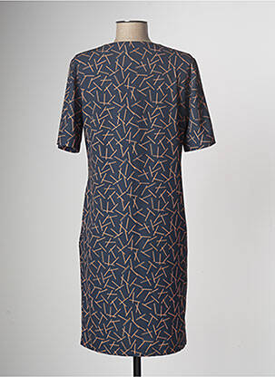 Robe mi-longue bleu GRIFFON femme