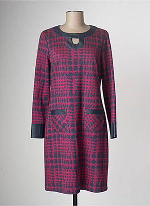 Robe mi-longue bleu DIVAS femme