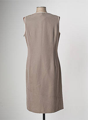 Robe mi-longue marron JEAN GABRIEL femme