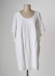 Robe courte blanc ICONIQUE pour femme seconde vue