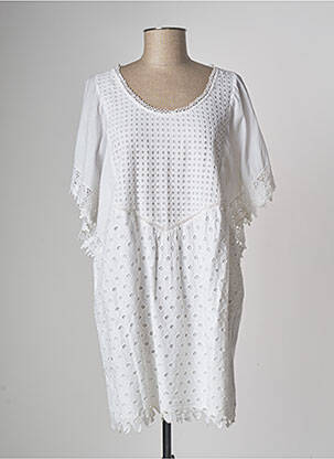 Robe courte blanc ICONIQUE pour femme