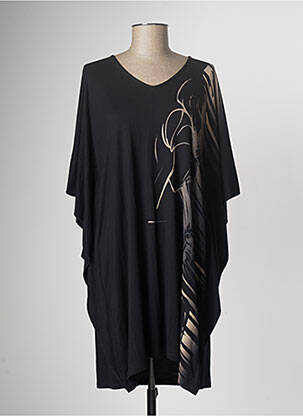 Robe mi-longue noir EGATEX pour femme