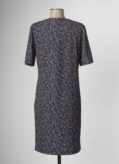 Robe mi-longue bleu GRIFFON pour femme