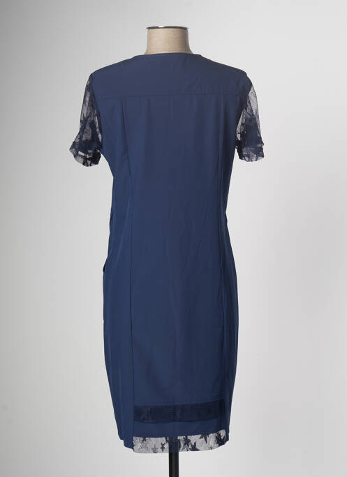 Robe mi-longue bleu GRIFFON pour femme