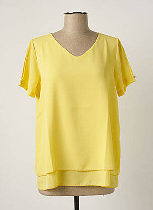Top jaune I.ODENA femme