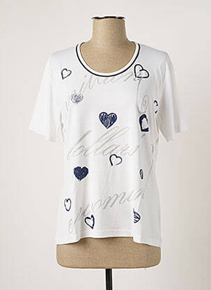 T-shirt blanc JEAN DELFIN pour femme