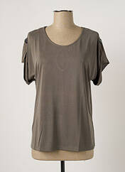 T-shirt gris MSN pour femme seconde vue