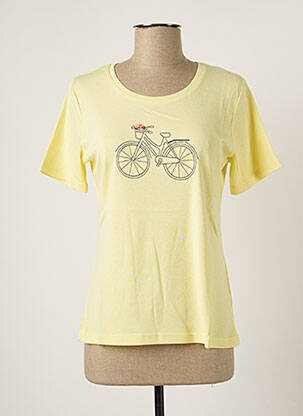 T-shirt jaune GRIFFON pour femme