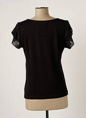 T-shirt noir QUATTRO pour femme seconde vue