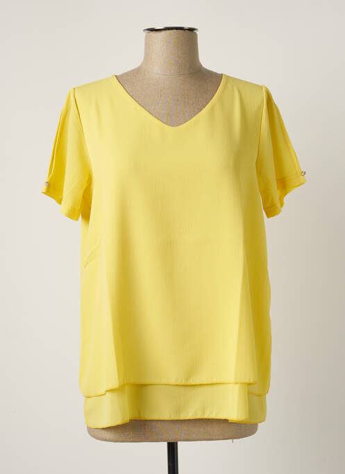 Top jaune I.ODENA femme