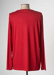 T-shirt rouge I.ODENA pour femme seconde vue