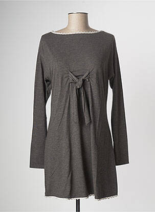 Robe mi-longue gris LINGADORE femme
