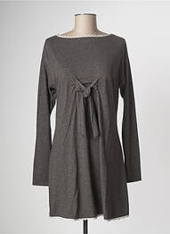 Robe mi-longue gris LINGADORE femme